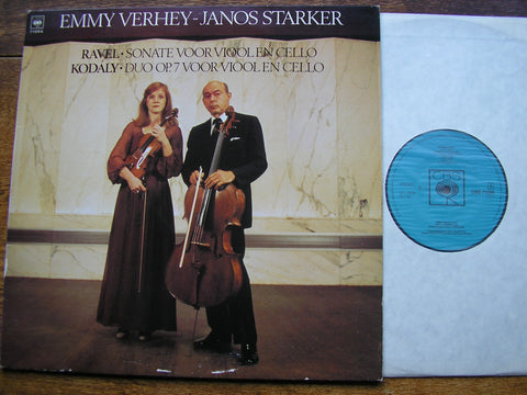 RAVEL: SONATA FOR VIOLIN & CELLO / KODALY: DUO Op. 7    EMMY VERHEY / JANOS STARKER    71096