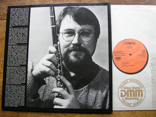 STAMITZ: FLUTE CONCERTO IN G / BENDA: FLUTE CONCERTO in E   HELASVUO / HELSINKI CHAMBER ORCHESTRA / SARASTE  BIS LP 268
