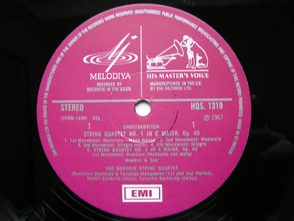 SHOSTAKOVICH: STRING QUARTETS 1 - 13 & 14 / 15  THE BORODIN QUARTET & THE BEETHOVEN QUARTET    SLS 879 & HQS 1362