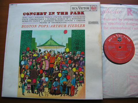 CONCERT IN THE PARK: SCHUMANN / SCHONHERR / GOUNOD / LISZT     FIEDLER / BOSTON POPS     SB 6561