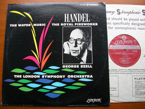 HANDEL: SUITES FROM THE WATER MUSIC / THE ROYAL FIREWORKS    SZELL / LONDON SYMPHONY   CS 6236