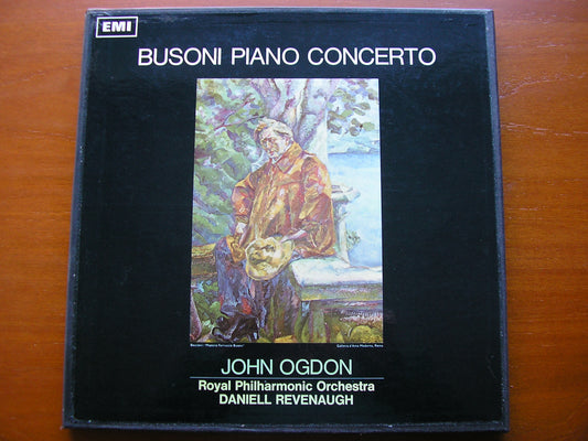 BUSONI: PIANO CONCERTO / SARABANDE & CORTEGE   OGDON / ROYAL PHILHARMONIC / REVENAUGH    ASD 2336 / 7