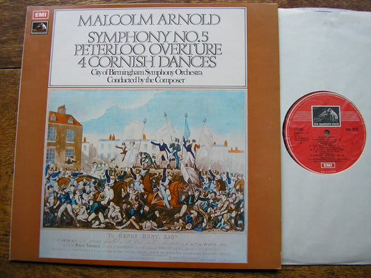 ARNOLD: SYMPHONY No. 5 / PETERLOO OVERTURE   ARNOLD / CBSO   ASD 2878