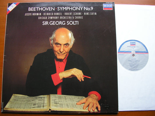 BEETHOVEN: SYMPHONY No. 9   SOLOISTS / CHICAGO SYMPHONY / SOLTI   417 800