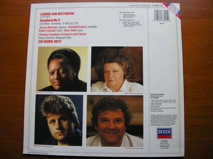 BEETHOVEN: SYMPHONY No. 9   SOLOISTS / CHICAGO SYMPHONY / SOLTI   417 800