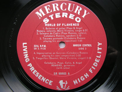 WORLD OF FLAMENCO  THE ROMEROS    MERCURY SR 2 9120