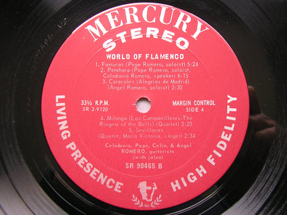 WORLD OF FLAMENCO  THE ROMEROS    MERCURY SR 2 9120