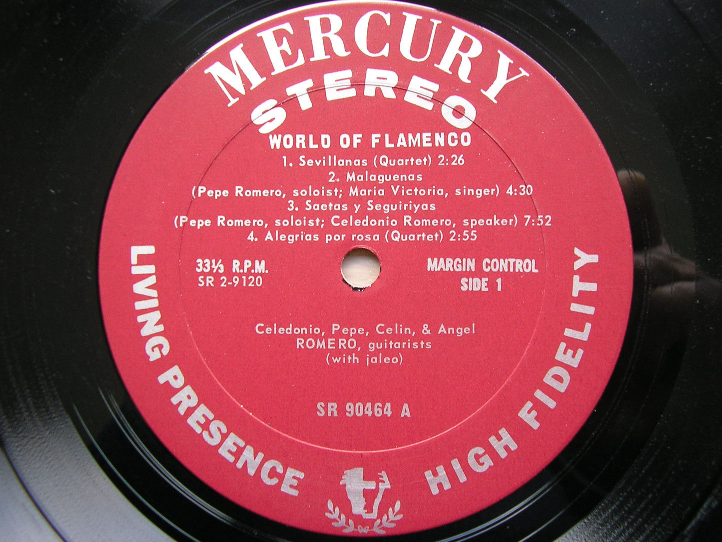 WORLD OF FLAMENCO  THE ROMEROS    MERCURY SR 2 9120