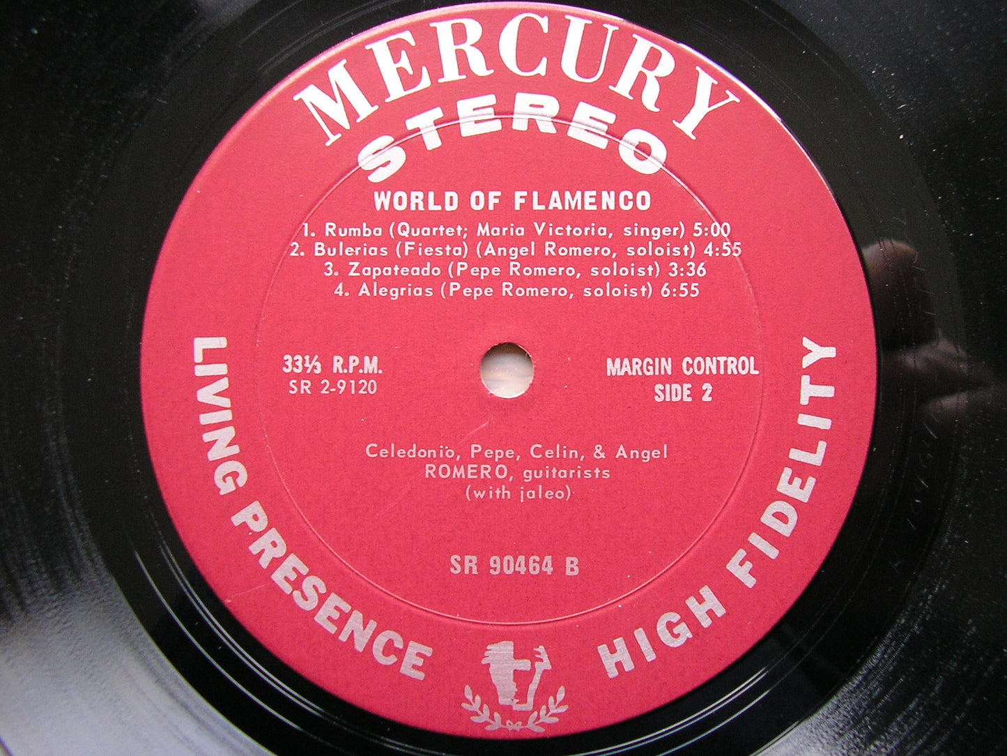 WORLD OF FLAMENCO  THE ROMEROS    MERCURY SR 2 9120
