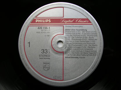 MOUSSORGSKY: PICTURES AT AN EXHIBITION / LISZT: PIANO PIECES    ALFRED BRENDEL  420 156