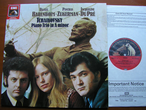 TCHAIKOVSKY: PIANO TRIO    DU PRE / BARENBOIM / ZUKERMAN     27 0228