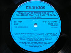 RENAISSANCE MUSIC FROM THE COURTS OF MANTUA & FERRARA      CIRCA 1500    ABRD 1110