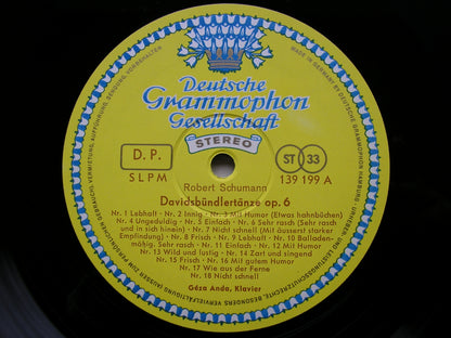 SCHUMANN: DAVIDSBUNDLERTANZE Op. 6 / KREISLERIANA Op. 16     GEZA ANDA    139 199