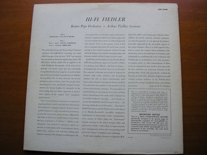 HI - FI FIEDLER: ROSSINI / TCHAIKOVSKY / RIMSKY-KORSAKOV      FIEDLER / BOSTON POPS    LSC 2100