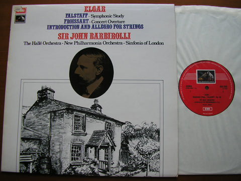 ELGAR: FALSTAFF / FROISSART / INTRODUCTION & ALLEGRO    BARBIROLLI / HALLE / NEW PHILHARMONIA    ASD 2762