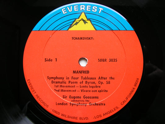 TCHAIKOVSKY: MANFRED   GOOSSENS / LONDON SYMPHONY    SDBR 3035