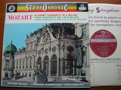 MOZART: CLARINET CONCERTO / HORN CONCERTOS Nos. 1 & 3   DE PEYER / TUCKWELL / LONDON SYMPHONY / MAAG     CS 6178