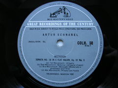 BEETHOVEN: THE PIANO SONATAS     ARTUR SCHNABEL    13 LP SET     COLH 51 - 63