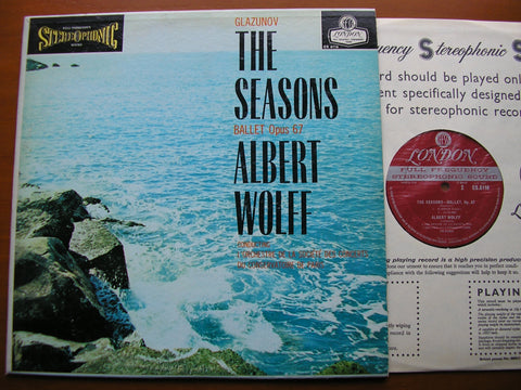 GLAZUNOV: THE SEASONS     WOLFF / PARIS CONSERVATOIRE    CS 6116
