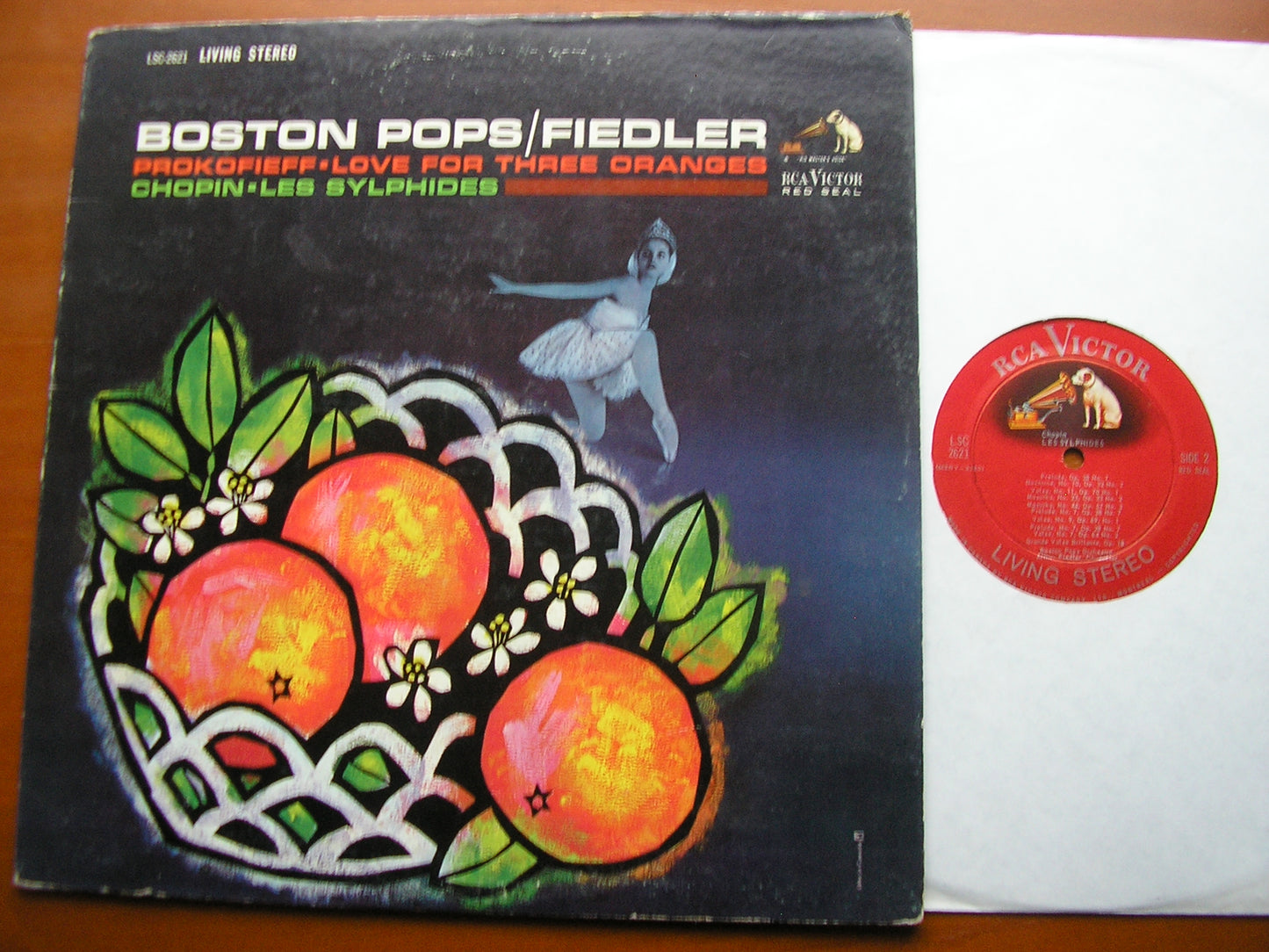 PROKOFIEV: LOVE FOR THREE ORANGES / CHOPIN: LES SYLPHIDES    FIEDLER / BOSTON POPS     LSC 2621