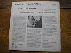 RODRIGO / PARISH - ALVARS: HARP CONCERTOS    ZABALETA / SPANISH NATIONAL ORCHESTRA / DE BURGOS   ASD 3034