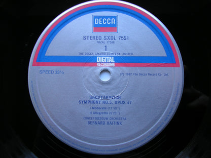 SHOSTAKOVICH: THE COMPLETE SYMPHONIES BERNARD HAITINK / CONCERTGEBOUW / LONDON PHILHARMONIC 15 DECCA LPs