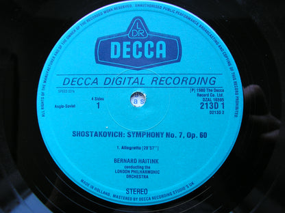 SHOSTAKOVICH: THE COMPLETE SYMPHONIES BERNARD HAITINK / CONCERTGEBOUW / LONDON PHILHARMONIC 15 DECCA LPs