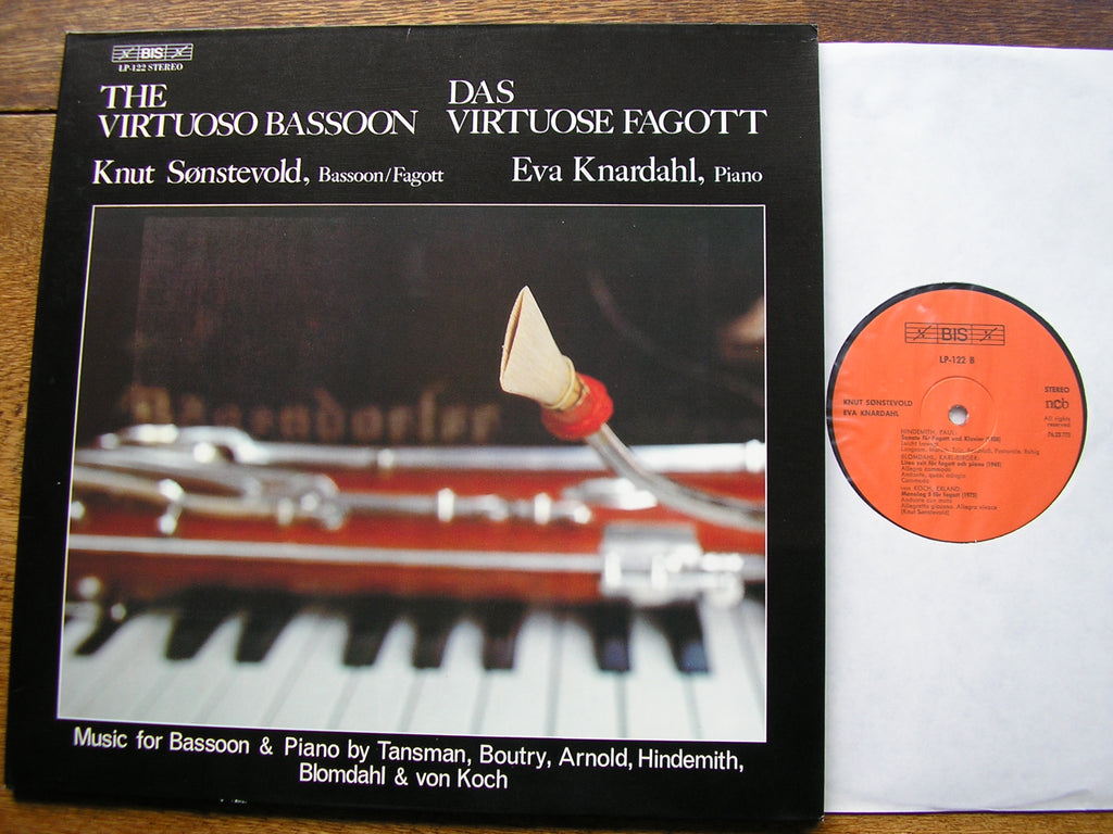 THE VIRTUOSO BASSOON: 20th CENTURY MUSIC FOR BASSOON   SONSTEVOLD / KNARDAHL   BIS LP 122