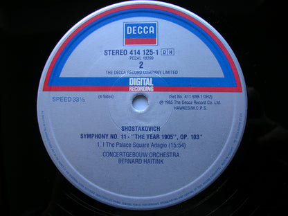 SHOSTAKOVICH: THE COMPLETE SYMPHONIES BERNARD HAITINK / CONCERTGEBOUW / LONDON PHILHARMONIC 15 DECCA LPs