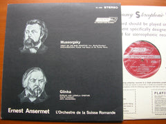 GLINKA & MUSSORGSKY: ORCHESTRAL WORKS    ANSERMET / SUISSE ROMANDE    CS 6405