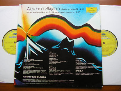 SCRIABIN: PIANO SONATAS Nos. 4 - 10     ROBERT SZIDON      2 LP      2707 053