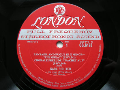 BACH ORGAN MUSIC     KARL RICHTER     CS 6173