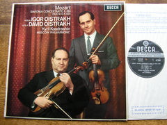 MOZART: SINFONIA CONCERTANTE K364  DAVID & IGOR OISTRAKH / MOSCOW PHILHARMONIC / KONDRASHIN   SXL 6088