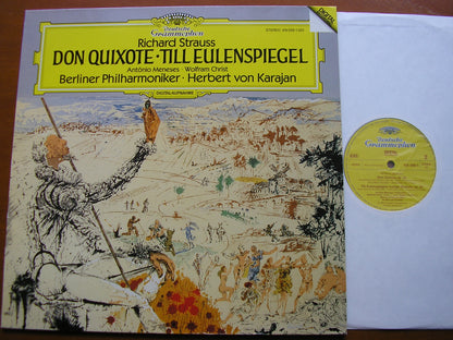 STRAUSS: DON QUIXOTE / TILL EULENSPIEGEL    MENESES / CHRIST / BERLIN PHILHARMONIC / KARAJAN    419 599