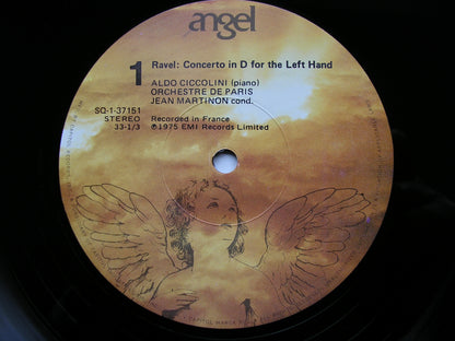 RAVEL: THE TWO PIANO CONCERTOS    CICCOLINI / ORCHESTRE DE PARIS / MARTINON   S 37151