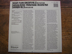 MOZART: PIANO CONCERTO No. 22 / SYMPHONY No. 24   RICHTER / PHILHARMONIA / MUTI   ASD 1435281