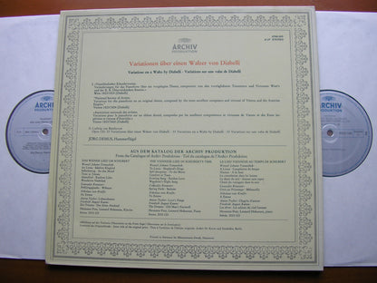 DIABELLI VARIATIONS: BEETHOVEN / LISZT / SCHUBERT / MOSCHELES / CZERNY / et al     JORG DEMUS      2708 025