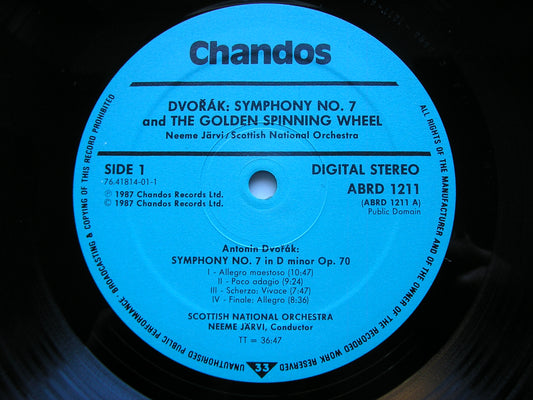 DVORAK: SYMPHONY No. 7 / THE GOLDEN SPINNING WHEEL    JARVI / SCOTTISH NATIONAL ORCHESTRA   ABRD 1211