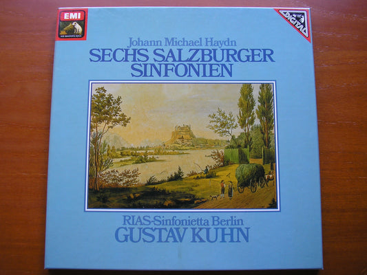 MICHAEL HAYDN: SIX SALZBURG SYMPHONIES     RIAS SINFONIETTA / KUHN   2LP    157  99 757/8