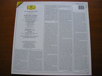 WAGNER: LOHENGRIN / THE MASTERSINGERS / THE FLYING DUTCHMAN        NEW YORK PHILHARMONIC / SINOPOLI     419 169