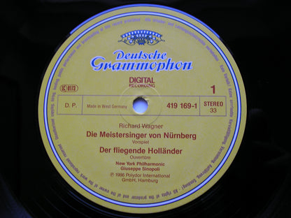WAGNER: LOHENGRIN / THE MASTERSINGERS / THE FLYING DUTCHMAN        NEW YORK PHILHARMONIC / SINOPOLI     419 169