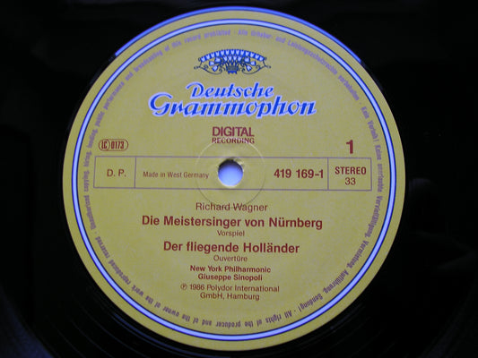 WAGNER: LOHENGRIN / THE MASTERSINGERS / THE FLYING DUTCHMAN        NEW YORK PHILHARMONIC / SINOPOLI     419 169