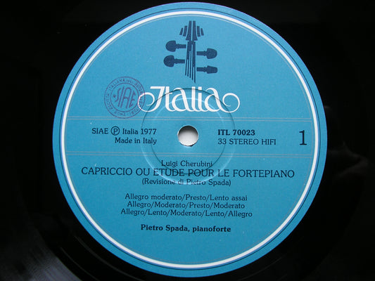 CHERUBINI: CAPRICCIO / FANTASIA    PIETRO SPADA       ITL 70023