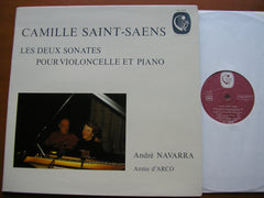 SAINT-SAENS: THE TWO CELLO SONATAS     ANDRE NAVARRA / ANNIE D'ARCO       CAL 1818