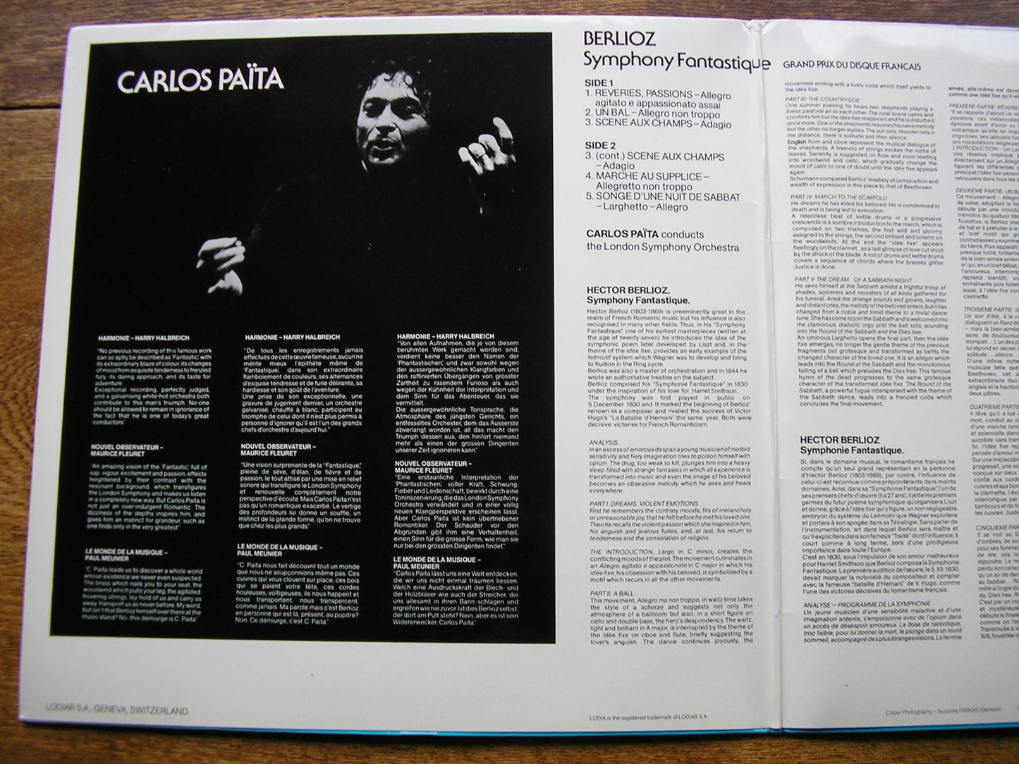 BERLIOZ: SYMPHONIE FANTASTIQUE   PAITA / LONDON SYMPHONY    LOD 777