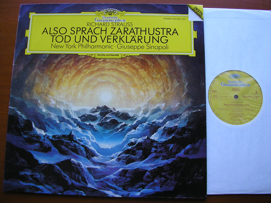STRAUSS: ALSO SPRACH ZARATHUSTRA / TOD UND VERKLARUNG    SINOPOLI / NEW YORK PHILHARMONIC    423 576