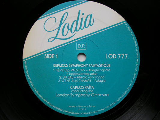 BERLIOZ: SYMPHONIE FANTASTIQUE   PAITA / LONDON SYMPHONY    LOD 777