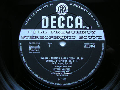 DVORAK: THE SYMPHONIES / OVERTURES / SCHERZO CAPRICCIOSO    KERTESZ / LONDON SYMPHONY     SXL ED2 WIDE BAND