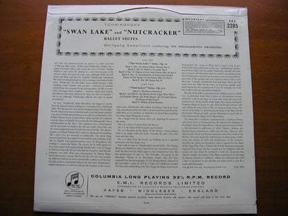 TCHAIKOVSKY: SWAN LAKE Suite / NUTCRACKER Suite     SAWALLISCH / PHILHARMONIA    SAX 2285