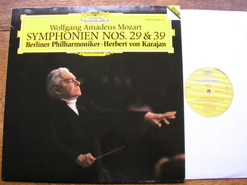 MOZART: SYMPHONIES Nos. 29 & 39  KARAJAN / BERLIN PHILHARMONIC ORCHESTRA   423 374